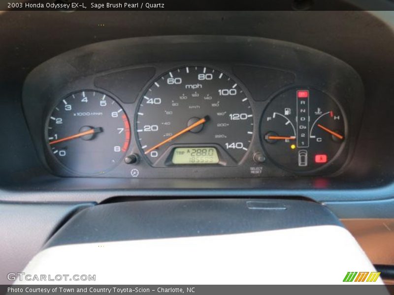  2003 Odyssey EX-L EX-L Gauges