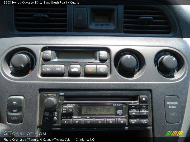 Controls of 2003 Odyssey EX-L