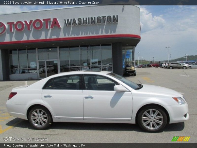 Blizzard White Pearl / Graphite Gray 2008 Toyota Avalon Limited