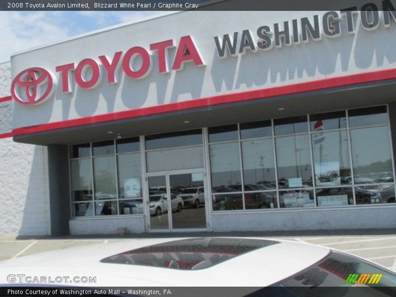 Blizzard White Pearl / Graphite Gray 2008 Toyota Avalon Limited