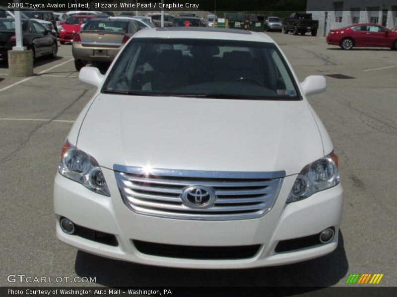 Blizzard White Pearl / Graphite Gray 2008 Toyota Avalon Limited