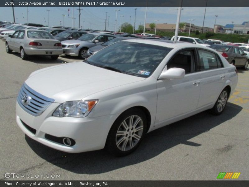 Blizzard White Pearl / Graphite Gray 2008 Toyota Avalon Limited