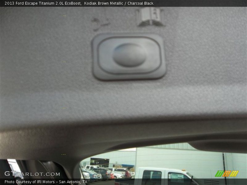 Kodiak Brown Metallic / Charcoal Black 2013 Ford Escape Titanium 2.0L EcoBoost