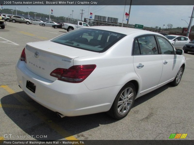Blizzard White Pearl / Graphite Gray 2008 Toyota Avalon Limited