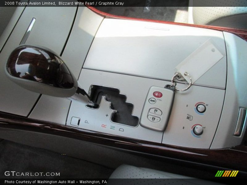 Blizzard White Pearl / Graphite Gray 2008 Toyota Avalon Limited