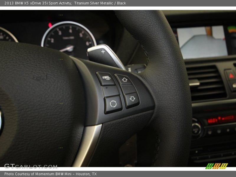 Titanium Silver Metallic / Black 2013 BMW X5 xDrive 35i Sport Activity
