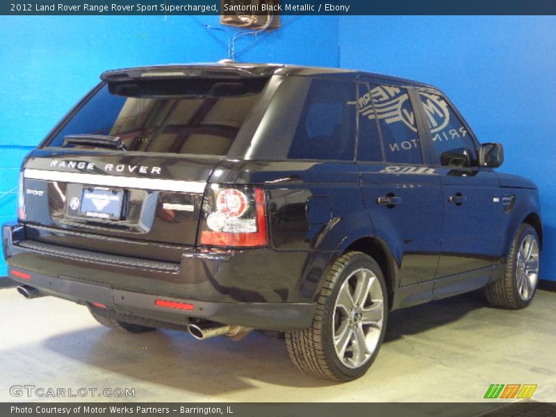 Santorini Black Metallic / Ebony 2012 Land Rover Range Rover Sport Supercharged