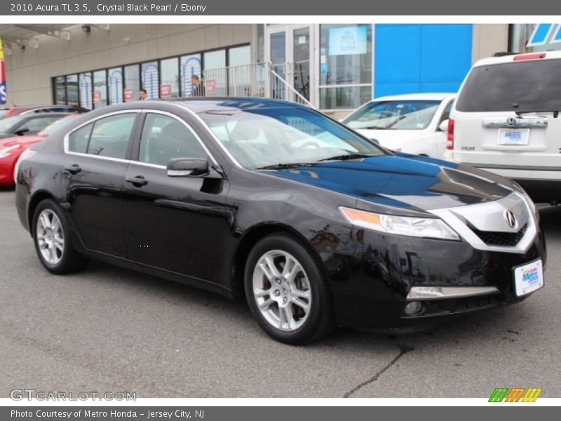 Crystal Black Pearl / Ebony 2010 Acura TL 3.5