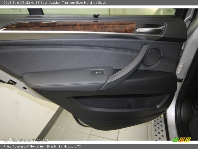 Titanium Silver Metallic / Black 2013 BMW X5 xDrive 35i Sport Activity