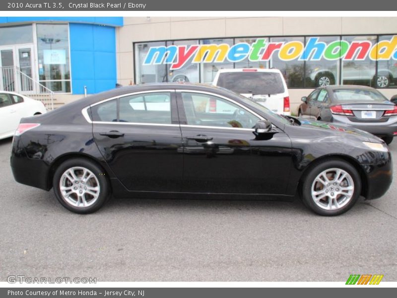 Crystal Black Pearl / Ebony 2010 Acura TL 3.5