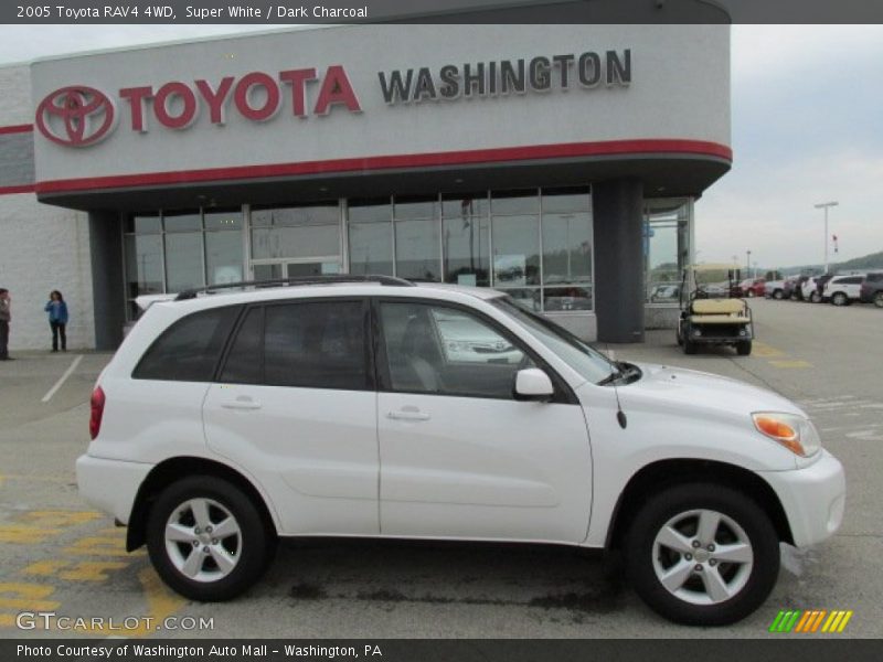 Super White / Dark Charcoal 2005 Toyota RAV4 4WD