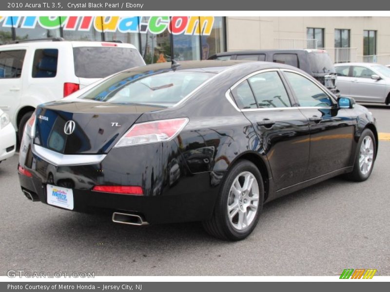 Crystal Black Pearl / Ebony 2010 Acura TL 3.5