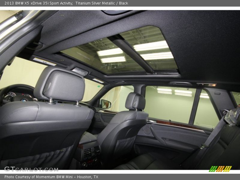 Titanium Silver Metallic / Black 2013 BMW X5 xDrive 35i Sport Activity