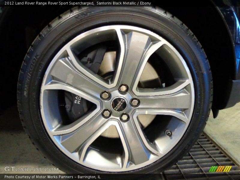 Santorini Black Metallic / Ebony 2012 Land Rover Range Rover Sport Supercharged