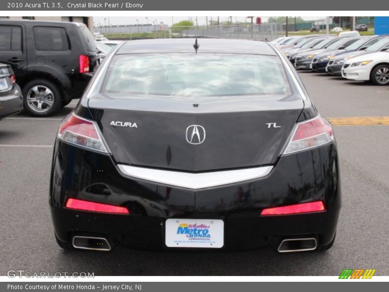 Crystal Black Pearl / Ebony 2010 Acura TL 3.5