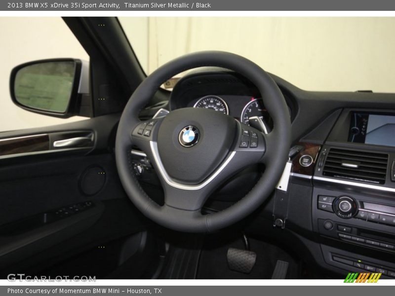 Titanium Silver Metallic / Black 2013 BMW X5 xDrive 35i Sport Activity