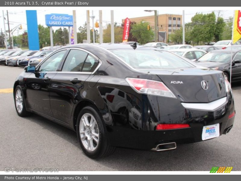 Crystal Black Pearl / Ebony 2010 Acura TL 3.5
