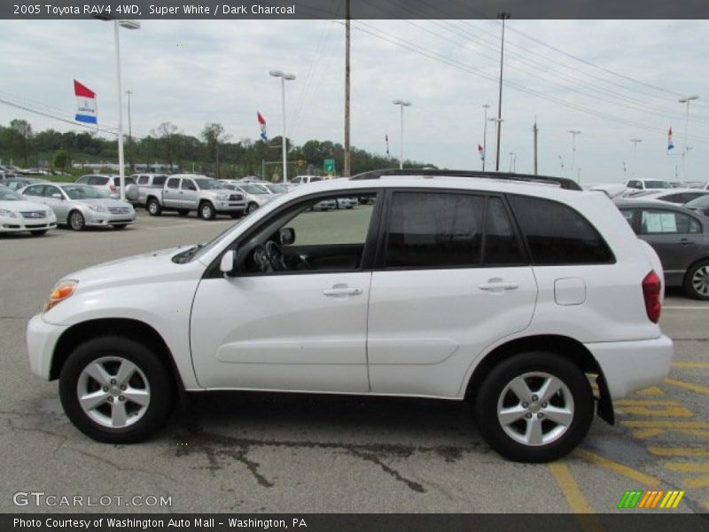Super White / Dark Charcoal 2005 Toyota RAV4 4WD