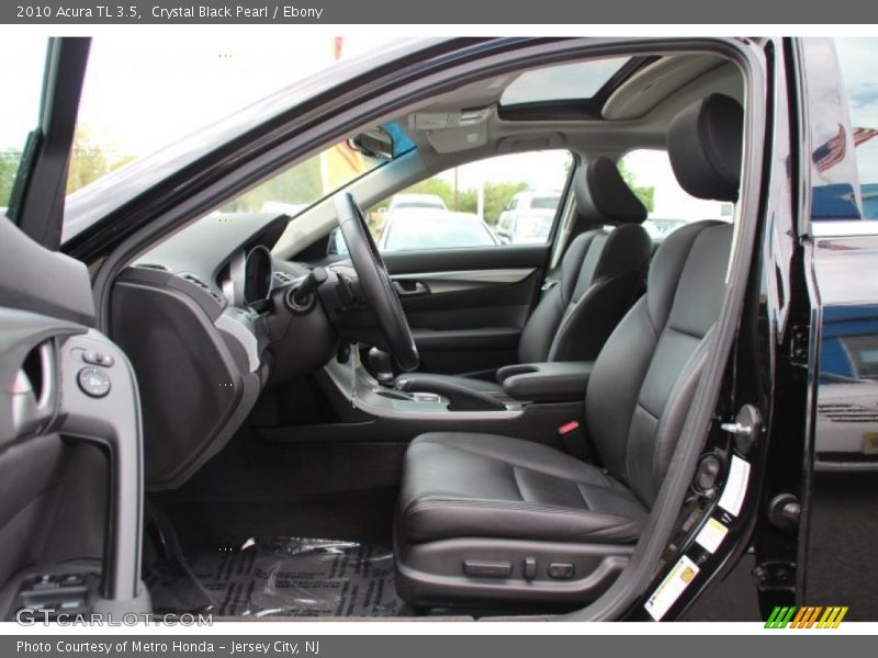 Crystal Black Pearl / Ebony 2010 Acura TL 3.5
