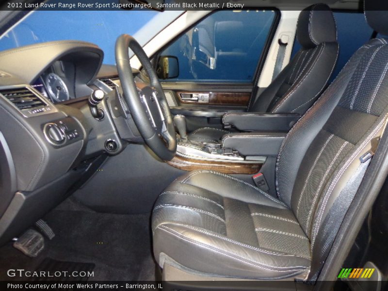Santorini Black Metallic / Ebony 2012 Land Rover Range Rover Sport Supercharged