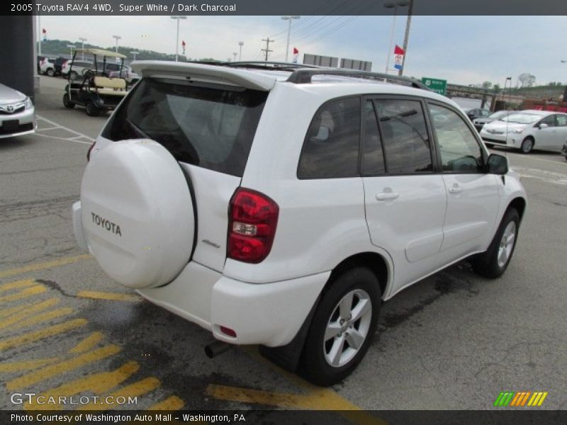 Super White / Dark Charcoal 2005 Toyota RAV4 4WD