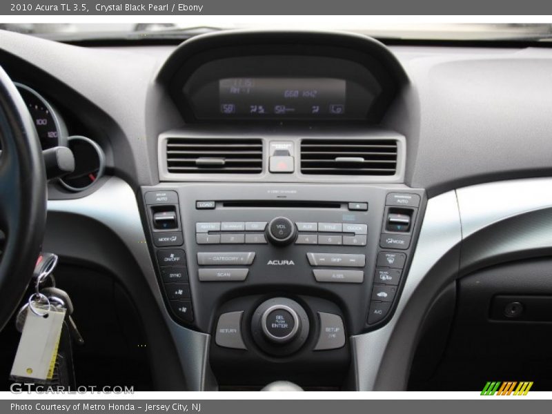 Crystal Black Pearl / Ebony 2010 Acura TL 3.5