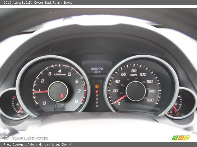 Crystal Black Pearl / Ebony 2010 Acura TL 3.5