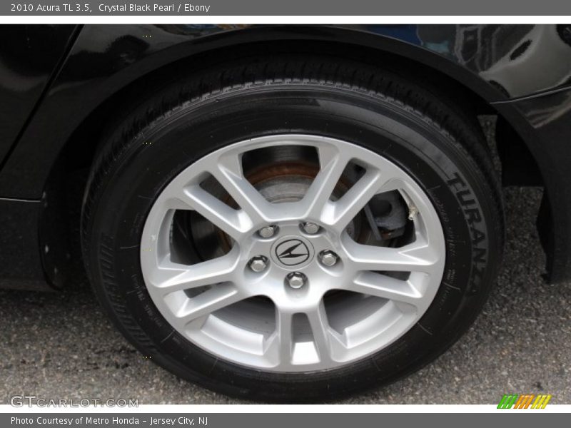 Crystal Black Pearl / Ebony 2010 Acura TL 3.5