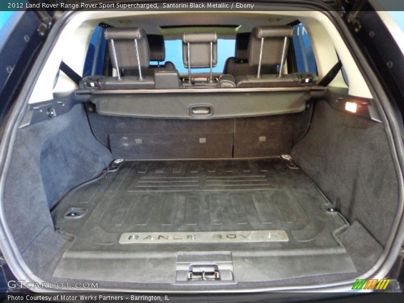 Santorini Black Metallic / Ebony 2012 Land Rover Range Rover Sport Supercharged