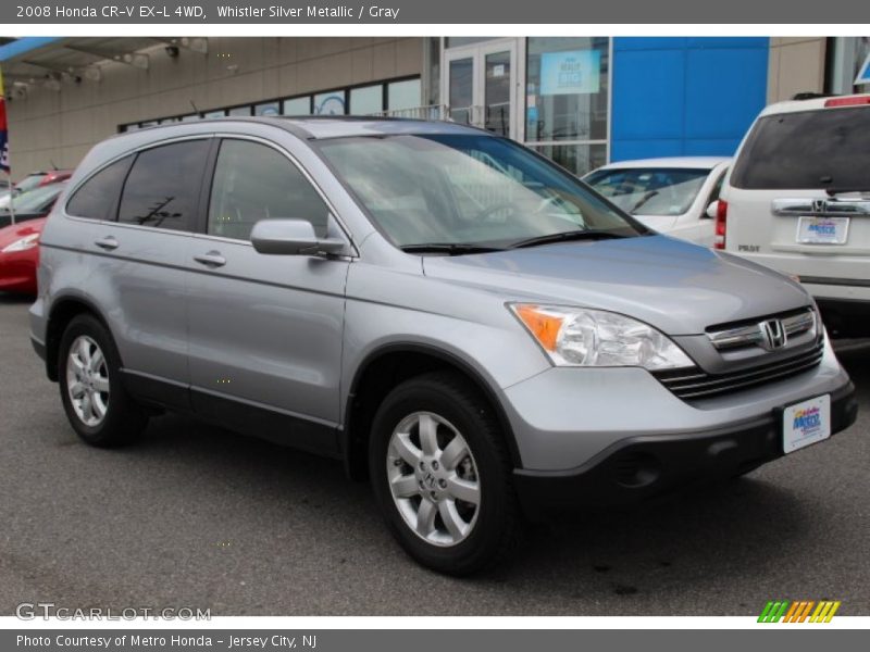 Whistler Silver Metallic / Gray 2008 Honda CR-V EX-L 4WD