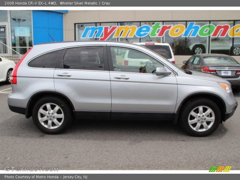 Whistler Silver Metallic / Gray 2008 Honda CR-V EX-L 4WD