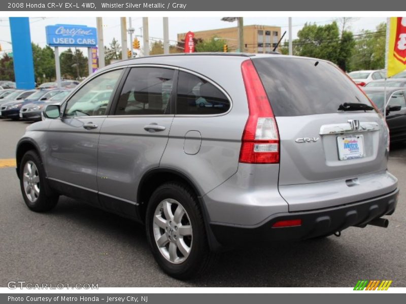 Whistler Silver Metallic / Gray 2008 Honda CR-V EX-L 4WD
