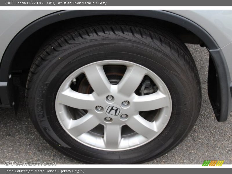 Whistler Silver Metallic / Gray 2008 Honda CR-V EX-L 4WD
