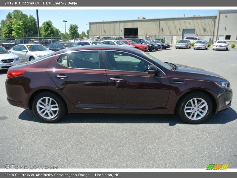 Dark Cherry / Beige 2012 Kia Optima LX