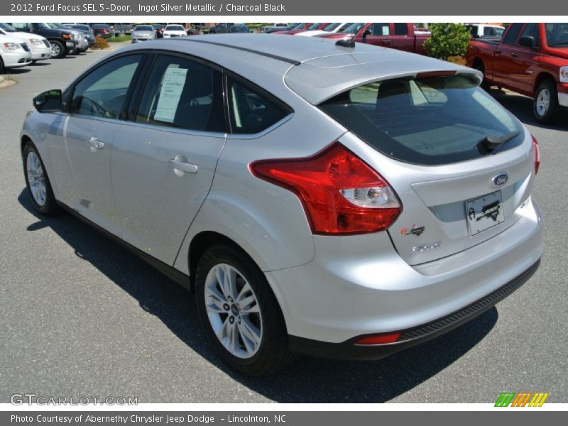 Ingot Silver Metallic / Charcoal Black 2012 Ford Focus SEL 5-Door
