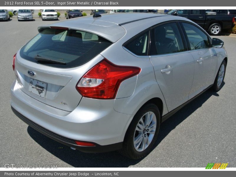 Ingot Silver Metallic / Charcoal Black 2012 Ford Focus SEL 5-Door