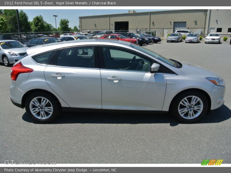 Ingot Silver Metallic / Charcoal Black 2012 Ford Focus SEL 5-Door