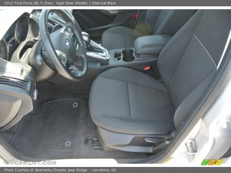 Ingot Silver Metallic / Charcoal Black 2012 Ford Focus SEL 5-Door