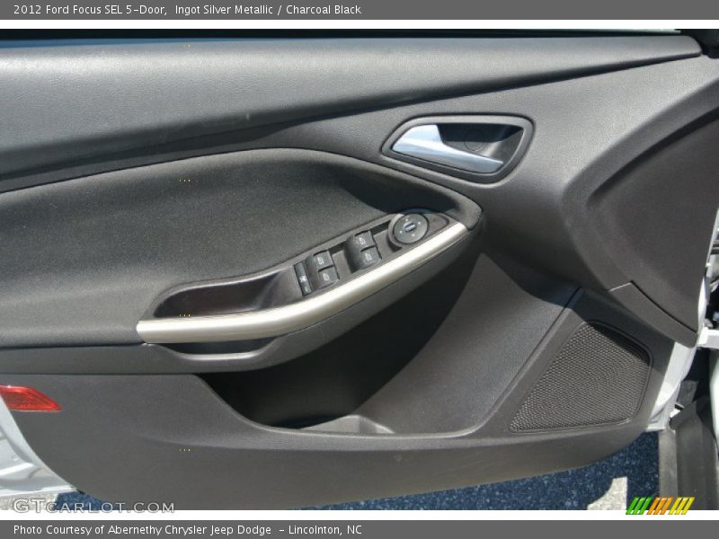 Ingot Silver Metallic / Charcoal Black 2012 Ford Focus SEL 5-Door