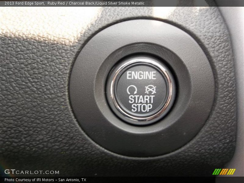 Ruby Red / Charcoal Black/Liquid Silver Smoke Metallic 2013 Ford Edge Sport