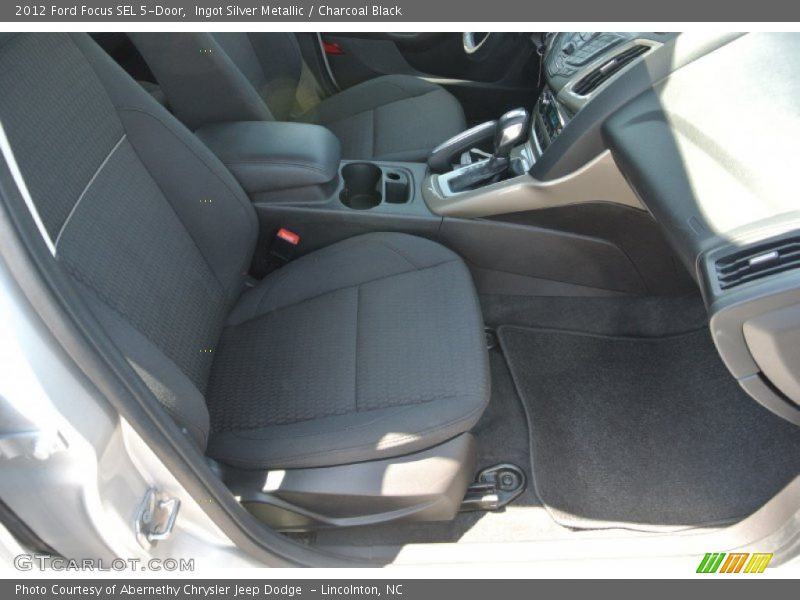 Ingot Silver Metallic / Charcoal Black 2012 Ford Focus SEL 5-Door