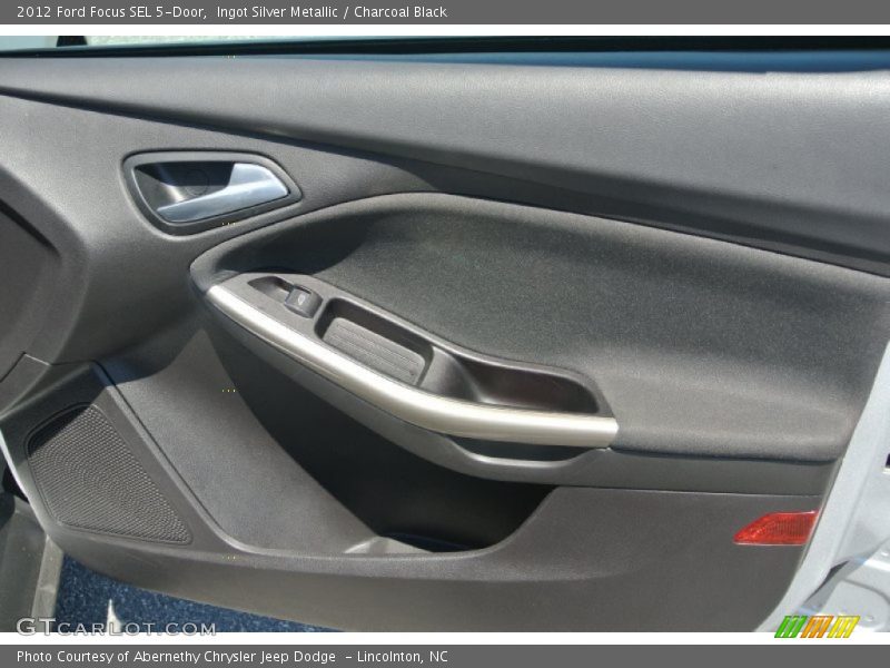 Ingot Silver Metallic / Charcoal Black 2012 Ford Focus SEL 5-Door