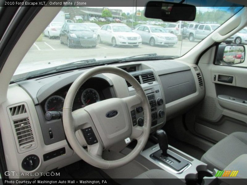 Oxford White / Stone 2010 Ford Escape XLT