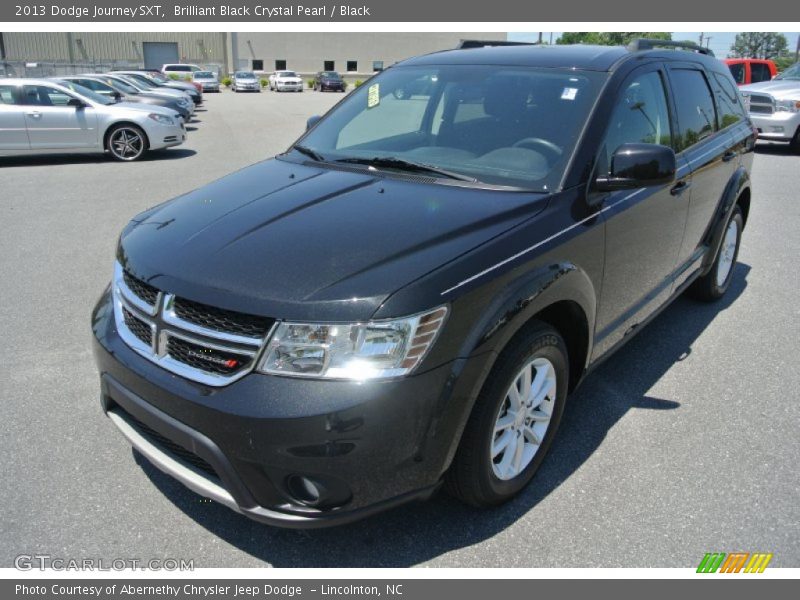 Brilliant Black Crystal Pearl / Black 2013 Dodge Journey SXT