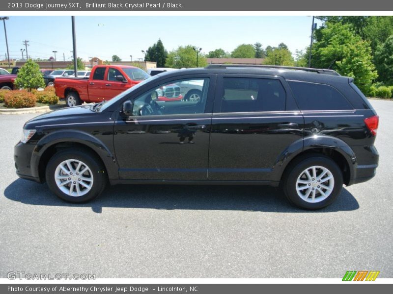 Brilliant Black Crystal Pearl / Black 2013 Dodge Journey SXT