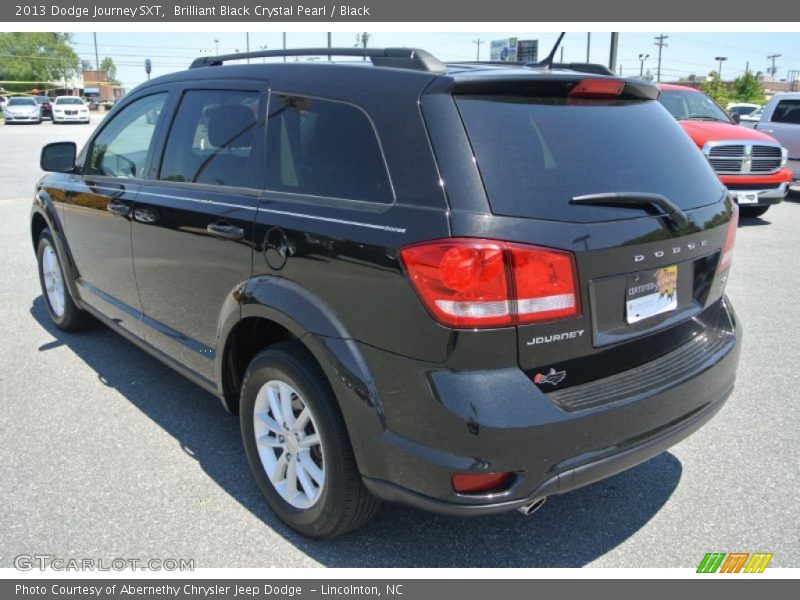 Brilliant Black Crystal Pearl / Black 2013 Dodge Journey SXT