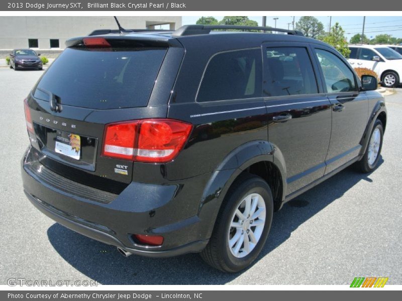 Brilliant Black Crystal Pearl / Black 2013 Dodge Journey SXT