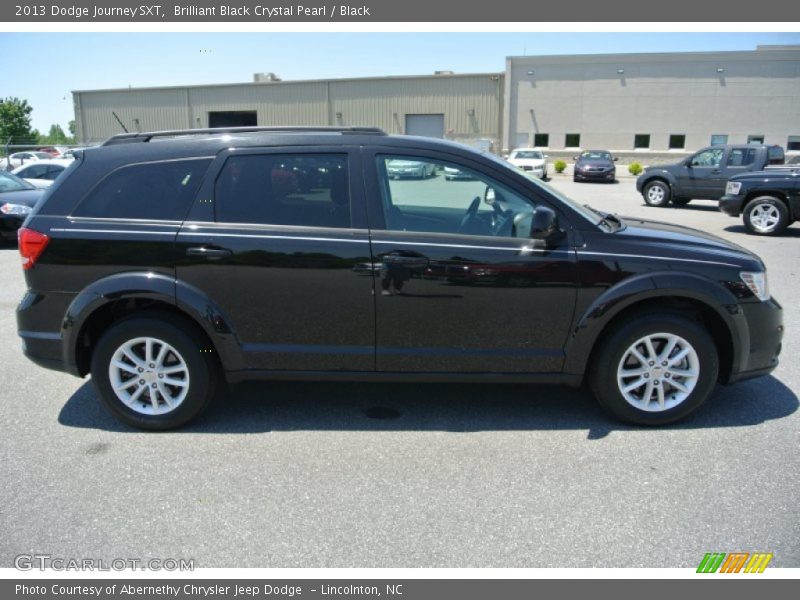 Brilliant Black Crystal Pearl / Black 2013 Dodge Journey SXT