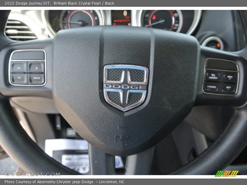 Brilliant Black Crystal Pearl / Black 2013 Dodge Journey SXT