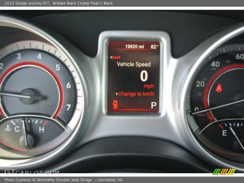 Brilliant Black Crystal Pearl / Black 2013 Dodge Journey SXT